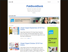 Tablet Screenshot of pakbookbank.com